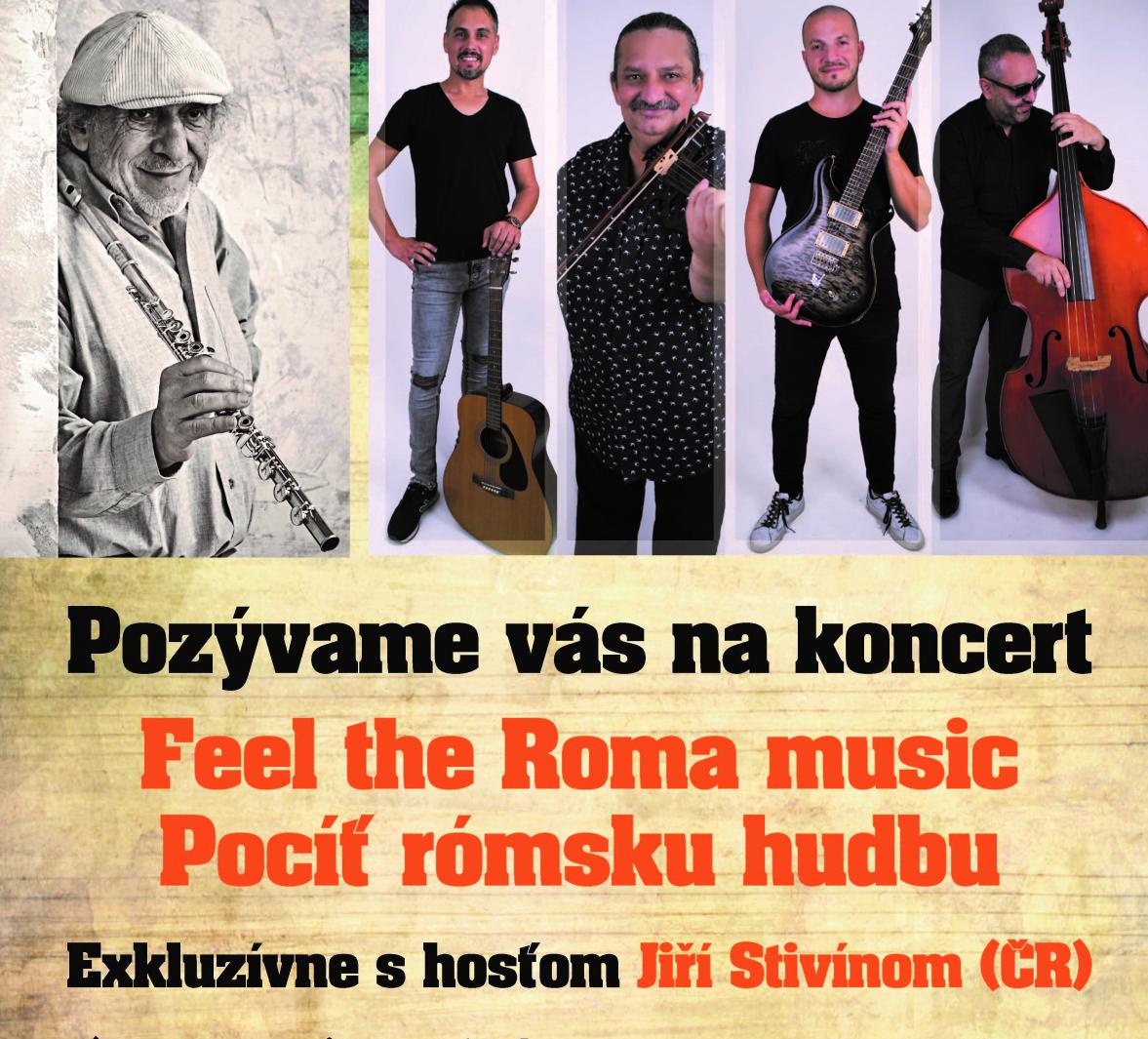 KONCERT: POCÍŤ RÓMSKU HUDBU / FEEL THE ROMA MUSIC
