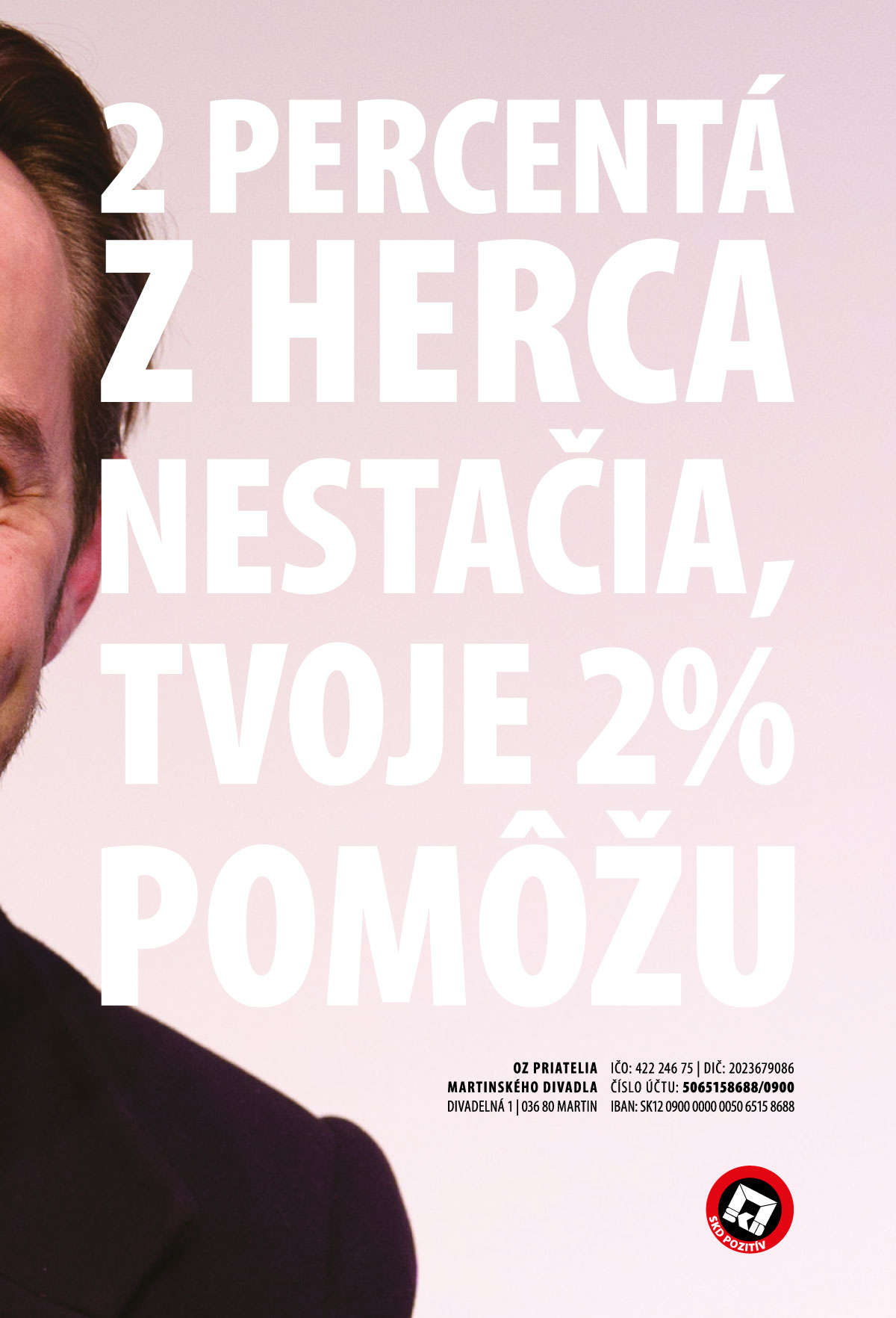 2 percenta pre divadlo 2021